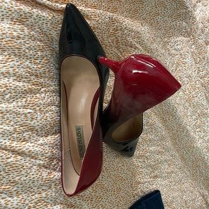 Red & black ombré 1.5 heels.